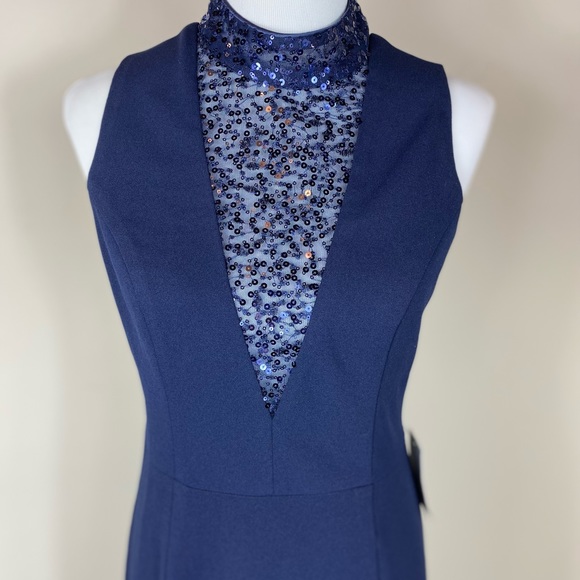 Vince Camuto Navy Gown - Picture 5 of 11